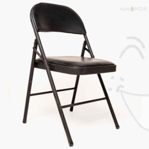 chaise de bureau pliable en fer